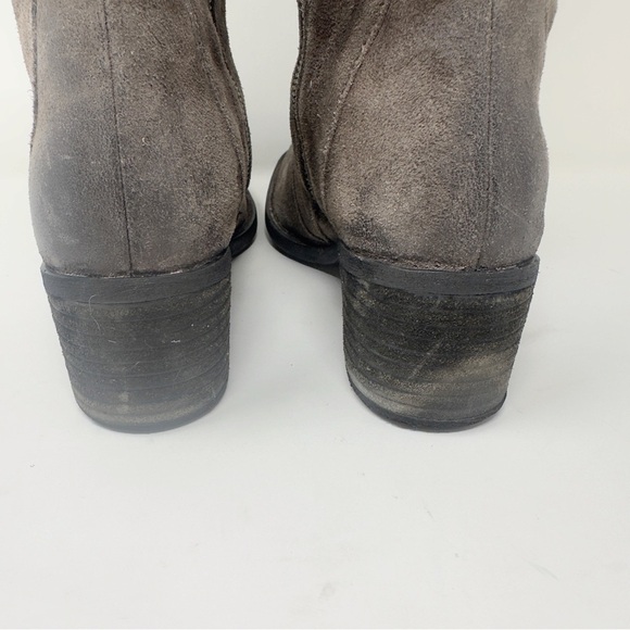 Born Women's Heeled Boots in Taupe Suede - Picture 4 of 9